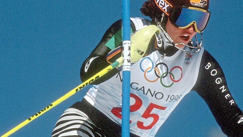 Monika bei den olympischen Spielen 1998 in Nagano.