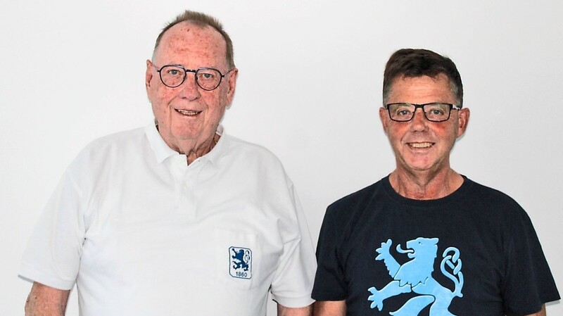 "Einmal Löwe, immer Löwe": Günther Sykora (links) und Albert Wieselsberger stehen trotz allem seit Jahrzehnten zu ihrem Verein.