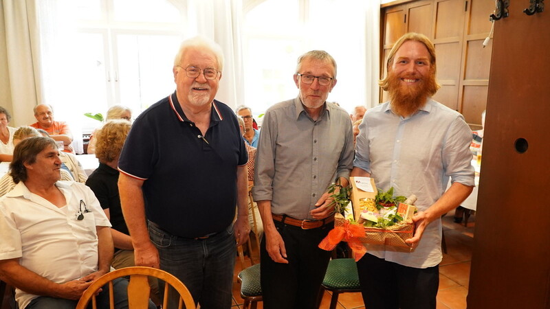 Karl Wolf (v. l.), Bernhard Suttner und Klaus Seufzger