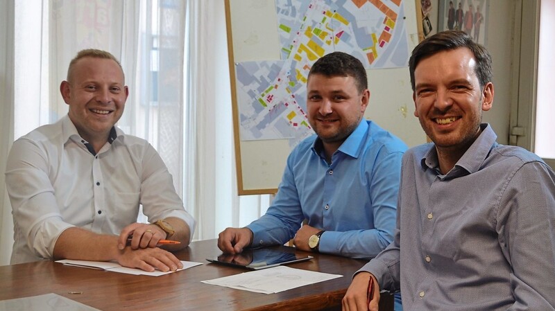 Die drei Köpfe hinter ZG Sicherheitstechnik: Martin Ziermann (l.), Stefan Gilch und Markus Felixberger (r.) sind von ihrem automatischen Löschsystem überzeugt.