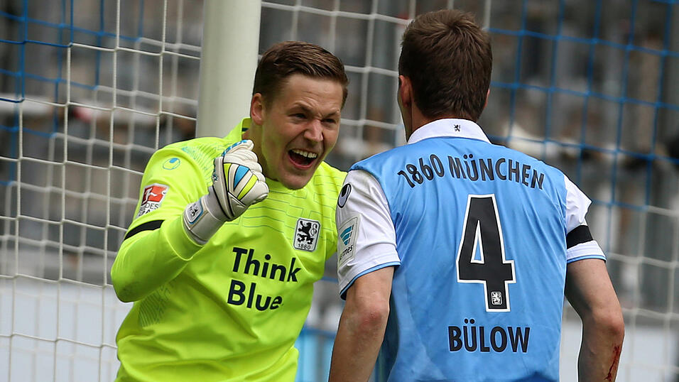 Vitus Eicher erhielt im ersten Spiel unter dem neuen Trainer Torsten Fröhling seine Chance im 'Löwen'-Tor. (Foto: sampics/Augenklick) Vitus Eicher erhielt im ersten Spiel unter dem neuen Trainer Torsten Fröhling seine Chance im 'Löwen'-Tor. (Foto: sampics/Augenklick)