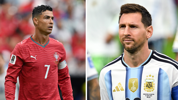 Ein ewiger Wettstreit: Lionel Messi (rechts) und Cristiano Ronaldo Ein ewiger Wettstreit: Lionel Messi (rechts) und Cristiano Ronaldo