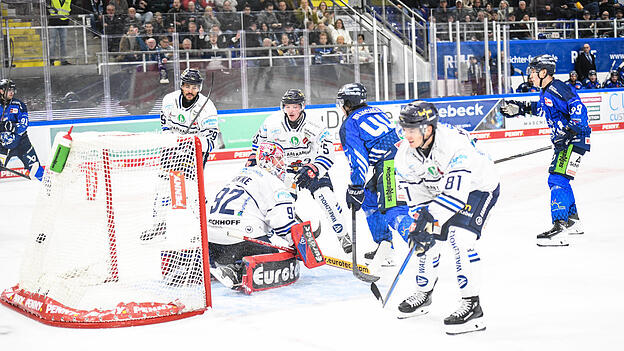 Max Bleicher erzielt in dieser Szene seinen ersten DEL-Treffer - es war das zwischenzeitliche 7:2 für die Tigers in einem einseitigen Match gegen Iserlohn, das letztlich mit 11:4 endete. Max Bleicher erzielt in dieser Szene seinen ersten DEL-Treffer - es war das zwischenzeitliche 7:2 für die Tigers in einem einseitigen Match gegen Iserlohn, das letztlich mit 11:4 endete.