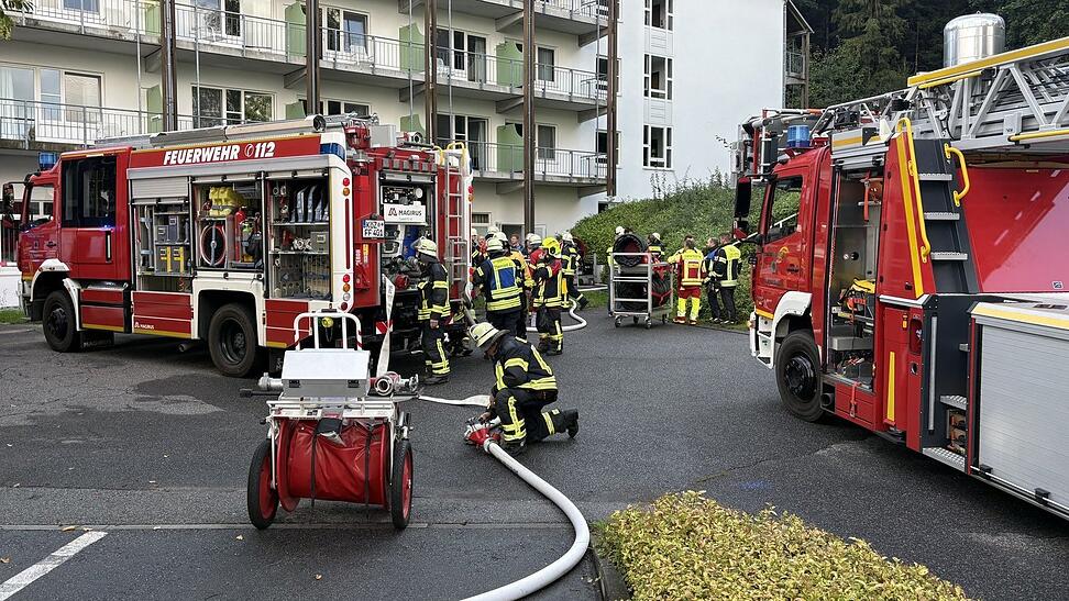 Der vom Brand betroffene Klinikbereich Der vom Brand betroffene Klinikbereich