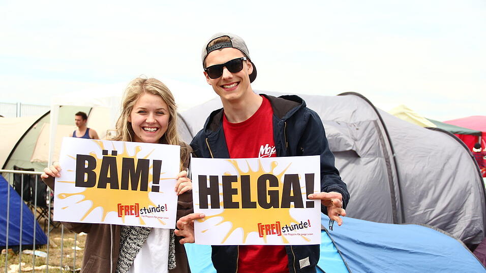 Auch an Tag 2 sind die Gäste am Pfingst-Open-Air in Feierlaune. (Fotos: David Voltz) Auch an Tag 2 sind die Gäste am Pfingst-Open-Air in Feierlaune. (Fotos: David Voltz)