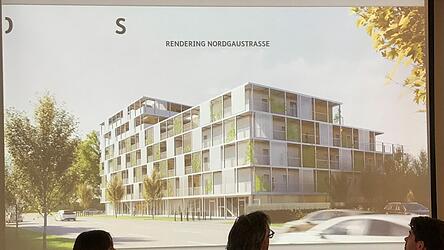 In der Sitzung wurde der geplante Neubau vorgestellt. In der Sitzung wurde der geplante Neubau vorgestellt.