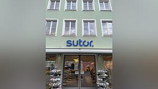 Die Sutor-Filiale in der Landshuter Altstadt. Die Sutor-Filiale in der Landshuter Altstadt.