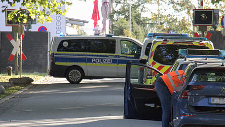 Ein Foto von der Unfallstelle Ein Foto von der Unfallstelle