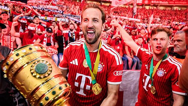 So wie Harry Kane sehen DFB-Pokal-Sieger aus. (Archivbild) So wie Harry Kane sehen DFB-Pokal-Sieger aus. (Archivbild)