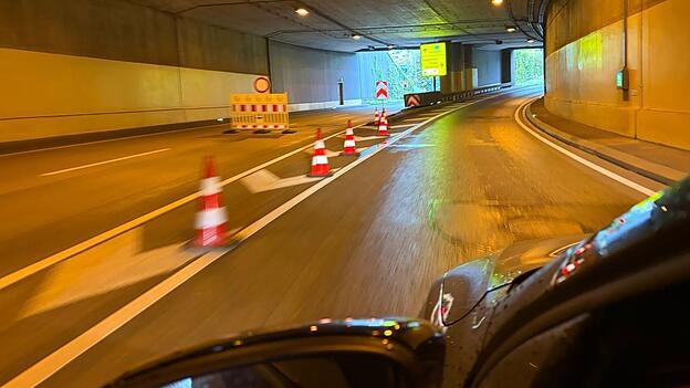 Der Verkehr wurde umgeleitet. Der Verkehr wurde umgeleitet.