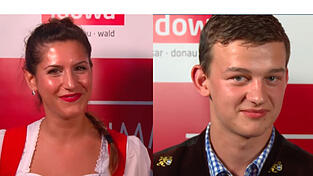 Mina U. und Ludwig R. sind Miss und Mister Single-Couch 2018. Mina U. und Ludwig R. sind Miss und Mister Single-Couch 2018.