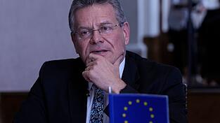 EU-Kommissar für Handel Maros Sefcovic möchte sich in Peking für ausgeglicheneren Handel einsetzen. (Archivbild) EU-Kommissar für Handel Maros Sefcovic möchte sich in Peking für ausgeglicheneren Handel einsetzen. (Archivbild)