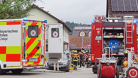 In einer Wiesenter Hofeinfahrt ist es am Freitag zu einem Unfall gekommen. In einer Wiesenter Hofeinfahrt ist es am Freitag zu einem Unfall gekommen.