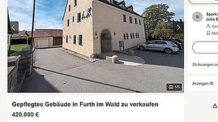 Im Internet wird das markante Gebäude an der Grabitzer Straße zum Verkauf angeboten. Im Internet wird das markante Gebäude an der Grabitzer Straße zum Verkauf angeboten.