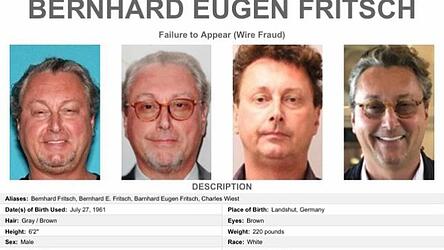 Mit diesem Fahndungsaufruf sucht das FBI nach dem gebürtigen Landshuter Bernhard E. Fritsch. Mit diesem Fahndungsaufruf sucht das FBI nach dem gebürtigen Landshuter Bernhard E. Fritsch.