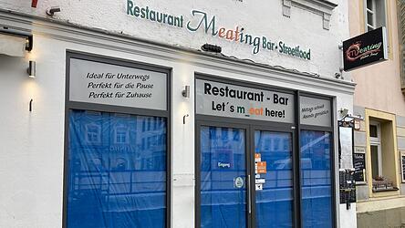 Das Meating am Theresienplatz 7 hat seit Kurzem geschlossen. Das Meating am Theresienplatz 7 hat seit Kurzem geschlossen.
