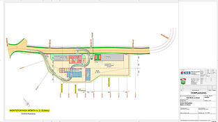 Diesem Bauplan für den neuen Wertstoffhof hat der Stadtrat am Donnerstagabend zugestimmt. Diesem Bauplan für den neuen Wertstoffhof hat der Stadtrat am Donnerstagabend zugestimmt.
