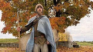 Finnian Garvey an seinem letzten Tag, kurz vor dem Ziel in Bad Gögging. Finnian Garvey an seinem letzten Tag, kurz vor dem Ziel in Bad Gögging.