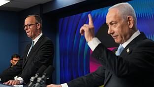 Richtig gute Freunde sind die beiden nicht, aber sie kamen in Jerusalem gut miteinander zurecht. Richtig gute Freunde sind die beiden nicht, aber sie kamen in Jerusalem gut miteinander zurecht.