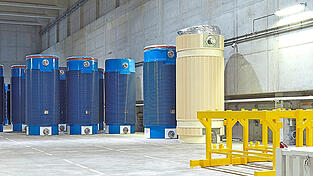 Bis zu 152 Castorbehälter haben im Brennelemente-Zwischenlager Isar Platz. Bis zu 152 Castorbehälter haben im Brennelemente-Zwischenlager Isar Platz.