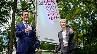 Hendrik Wüst und Manuela Schwesig bei einem Termin. Hendrik Wüst und Manuela Schwesig bei einem Termin.