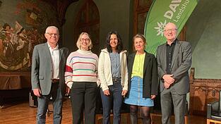 Bernhard Tschochner, Annika Quantz, Gerlinde Kaltenbrunner, Katharina Kestler und Alexander Putz (von links) Bernhard Tschochner, Annika Quantz, Gerlinde Kaltenbrunner, Katharina Kestler und Alexander Putz (von links)