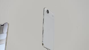 Apples neues iPhone Air bei der Vorstellung im Apple-Hauptquartier. Apples neues iPhone Air bei der Vorstellung im Apple-Hauptquartier.