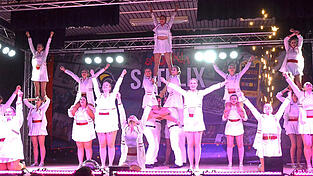 Die Showtanzgruppe der Saturnalia markierte den krönenden Abschluss. Die Showtanzgruppe der Saturnalia markierte den krönenden Abschluss.