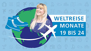 Zwei Jahre war Kati in der Welt unterwegs. Zwei Jahre war Kati in der Welt unterwegs.