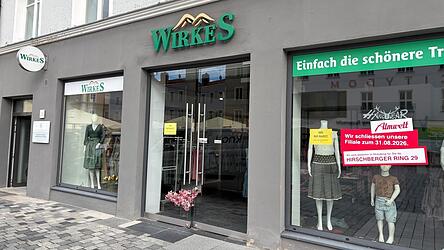 Am Montag war das Trachtengeschäft zum letzten Mal geöffnet. Am Montag war das Trachtengeschäft zum letzten Mal geöffnet.