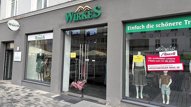 Am Montag war das Trachtengeschäft zum letzten Mal geöffnet. Am Montag war das Trachtengeschäft zum letzten Mal geöffnet.