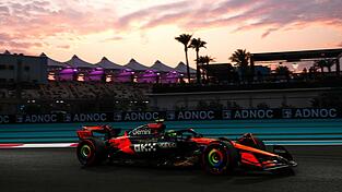 Lando Norris - Erster im Klassement und Schnellster im Training. Lando Norris - Erster im Klassement und Schnellster im Training.