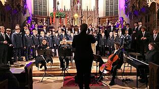 Die Stimmen der Domspatzen erfüllten nicht nur den Chorraum im Münster. Die Stimmen der Domspatzen erfüllten nicht nur den Chorraum im Münster.