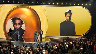 Gleich neunmal für einen Grammy nominiert: Kendrick Lamar. (Archivbild) Gleich neunmal für einen Grammy nominiert: Kendrick Lamar. (Archivbild)