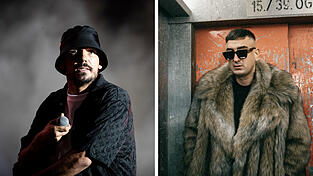 Capital Bra (links) und Haftbefehl gehören zu den erfolgreichsten Rappern Deutschlands, sind aber nicht in allen Bereichen Vorbilder. Capital Bra (links) und Haftbefehl gehören zu den erfolgreichsten Rappern Deutschlands, sind aber nicht in allen Bereichen Vorbilder.