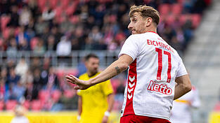 Vier Saisontore auf dem Konto: Auch Noel Eichinger steht für den Aufwärtstrend des SSV Jahn Regensburg. Vier Saisontore auf dem Konto: Auch Noel Eichinger steht für den Aufwärtstrend des SSV Jahn Regensburg.