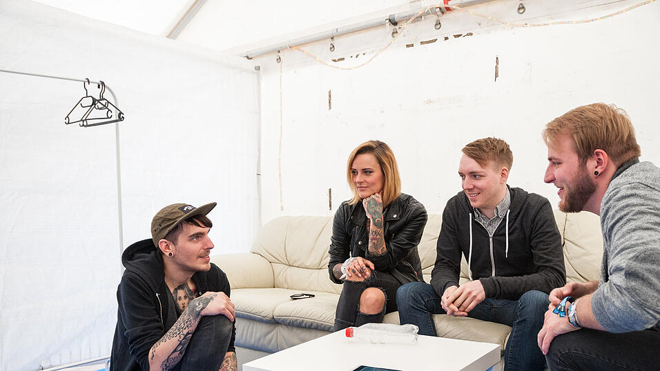 Impressionen vom Interview mit Jennifer Rostock. (Foto: Susanne Raith) Impressionen vom Interview mit Jennifer Rostock. (Foto: Susanne Raith)